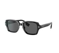 Burberry Homme Sunglass BE4349 Eldon - Couleur du Monture: Noir, Couleur de Lentille: Gris foncé
