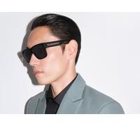 Burberry Homme Sunglass BE4358 Knight - Couleur du Monture: Noir mat, Couleur de Lentille: Gris foncé Polar