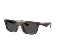 Burberry Homme Sunglass BE4451U - Couleur du Monture: Gris, Couleur de Lentille: Gris foncé