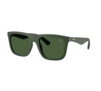 Burberry Homme Sunglass BE4458U - Couleur du Monture: Vert mat, Couleur de Lentille: Vert foncé