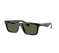 Burberry Homme Sunglass BE4475U - Couleur du Monture: Havana foncé, Couleur de Lentille: Vert foncé Polar