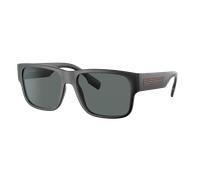 Burberry Homme Sunglass Knight - Couleur du Monture: Noir mat, Couleur de Lentille: Gris foncé Polarisé