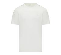 Burberry, Homme, Tops, Blanc, Taille: L T-shirt avec Détails à Carreaux