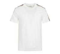 Burberry, Homme, Tops, Blanc, Taille: M Cotton Check T-shirt
