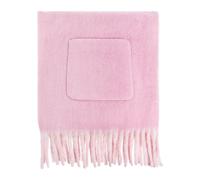 Burberry - Logo Alpaca Wool Blend Hooded Scarf - unisex - Accessoires - Rose - Taille: ONE Size