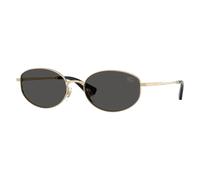 Burberry Lunettes de soleil BE3169 Métal doré Verres gris foncé Femme Taille 55