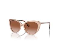 Burberry - Lunettes de soleil dégradées pêche/marron - Femme - Accessoires - Brun - Taille: 54 MM