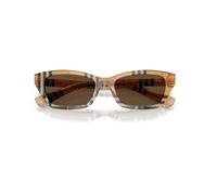Burberry - Lunettes de soleil rectangulaires - Femme - Accessoires - Beige - Taille: 52 MM