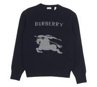 Burberry - Maille à col rond - Homme - Pulls - Bleu - Taille: L