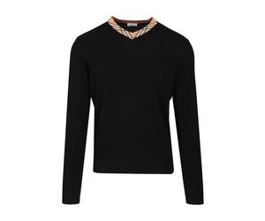 Burberry - Maxim Mrn Wool Tricots - Homme - Pulls - Noir - Taille: L