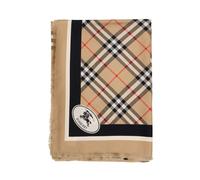 Burberry - Medium Check Scarf - Femme - Accessoires - Beige - Taille: ONE Size