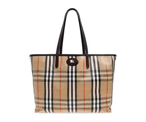 Burberry - Medium Highlands Tote - Femme - Sacs - Beige - Taille: ONE Size