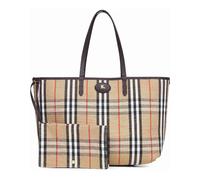 Burberry - Bloomsbury Medium Reversible Tote Bag - Femme - Sacs - Brun - Taille: ONE Size