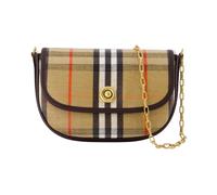 Burberry - Mini Sac Bandoulière Chain Highlands - Femme - Sacs - Beige - Taille: ONE Size