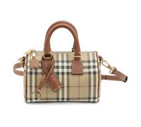 Burberry - Mini Sac Bowling Check - Femme - Sacs - Beige - Taille: ONE Size