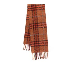 Burberry - Mu G Check Boucle Scarf - Femme - Accessoires - Multicolore - Taille: ONE Size