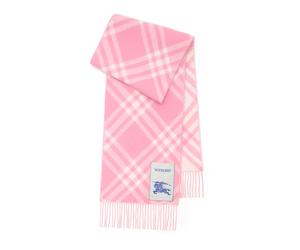 Burberry - Mu Tbar Bias Check Scarf - Femme - Accessoires - Rose - Taille: ONE Size
