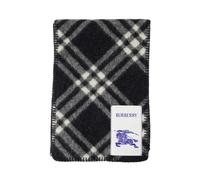 Burberry - Mu Tri Bar Check Scarf - unisex - Accessoires - Noir - Taille: ONE Size