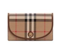 Burberry - Petit portefeuille pliant - Femme - Accessoires - Beige - Taille: ONE Size