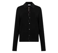 Burberry - Polo à manches longues avec boutons - Homme - Pulls - Noir - Taille: XL