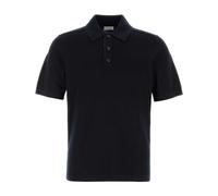 Burberry - Polo en laine - Homme - Tops - Bleu - Taille: M