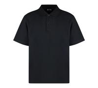 Burberry - Polo en piqué de coton - Homme - Tops - Noir - Taille: L
