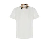 Burberry - Polo Eva - Homme - Tops - Blanc - Taille: M