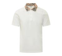 Burberry - Polo Evan - Homme - Tops - Blanc - Taille: M