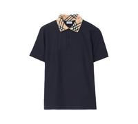 Burberry - Polo Evan - Homme - Tops - Bleu - Taille: XL