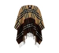 Burberry - Poncho réversible - Femme - Accessoires - Beige - Taille: ONE Size