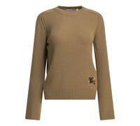 BURBERRY pull à col rond femme marron - L