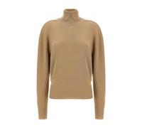 Burberry - Pull à Col Roulé - Femme - Pulls - Beige - Taille: 36 FR