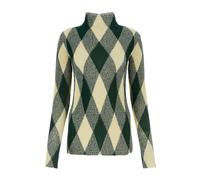 Burberry - Pull Col Montant à Losanges - Femme - Pulls - Multicolore - Taille: 36 FR