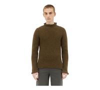 Burberry - Pull en laine à franges - Homme - Pulls - Brun - Taille: S