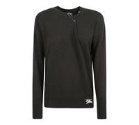 Burberry - Pull en maille à col rond - Femme - Pulls - Noir - Taille: 40 FR