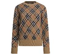 Burberry pull femme beige laine coupe regular - S