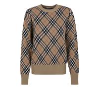 Burberry - Pull Marron Aw25 Luxe Confort - Femme - Pulls - Beige - Taille: 42 FR