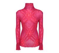 Burberry - Pull Mohair Mélangé - Femme - Pulls - Rouge - Taille: 38 FR