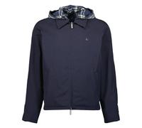 Burberry - Reversible Check Cotton Jacket - Homme - Vestes - Bleu - Taille: XL