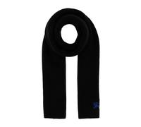 Burberry - Ribbed Cashmere Scarf - Femme - Accessoires - Noir - Taille: ONE Size