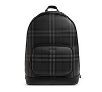 Burberry - Sac à dos zippé City Check - Homme - Sacs - Noir - Taille: ONE Size
