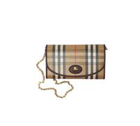 Burberry - Sac bandoulière Highland Chain - Femme - Sacs - Beige - Taille: ONE Size