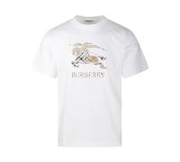 Burberry - Seth EKD DEG T-Shirt - Homme - Tops - Blanc - Taille: S