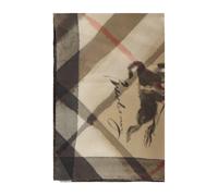 Burberry - Silk Twill Scarf - Femme - Accessoires - Beige - Taille: ONE Size