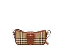 Burberry - Sac Bandoulière Check - Femme - Sacs - Beige - Taille: ONE Size