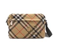 Burberry - Small Check Crossbody Bag - Homme - Sacs - Beige - Taille: ONE Size