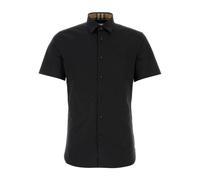 Burberry - Stretch Poplin Shirt - Homme - Chemises - Noir - Taille: M