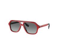 Burberry Sunglass JB4340 Kids - Couleur du Monture: Rouge, Couleur de Lentille: Dégradé Gris