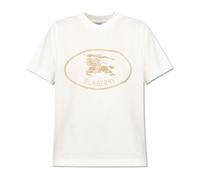 Burberry - T-shirt avec logo - Femme - Tops - Beige - Taille: 40 FR