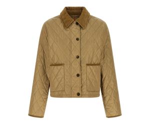 Burberry - Tal Light Quilted Nylon Jacket - Femme - Vestes - Beige - Taille: 42 FR